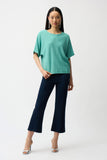 Joseph Ribkoff - Cropped Pull On