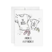 The Boss Greeting Card - Pregnancy/Baby