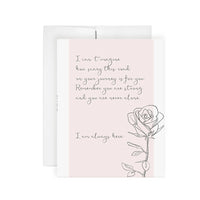 Always Here Greeting Card - With Sympathy Cards