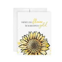 Mom Sunflower Greeting Card - Mother's Day, Birthday